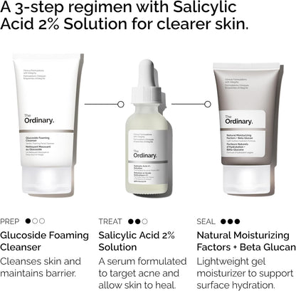 step 2: salicylic acid 2% solution (bha exfoliant)
