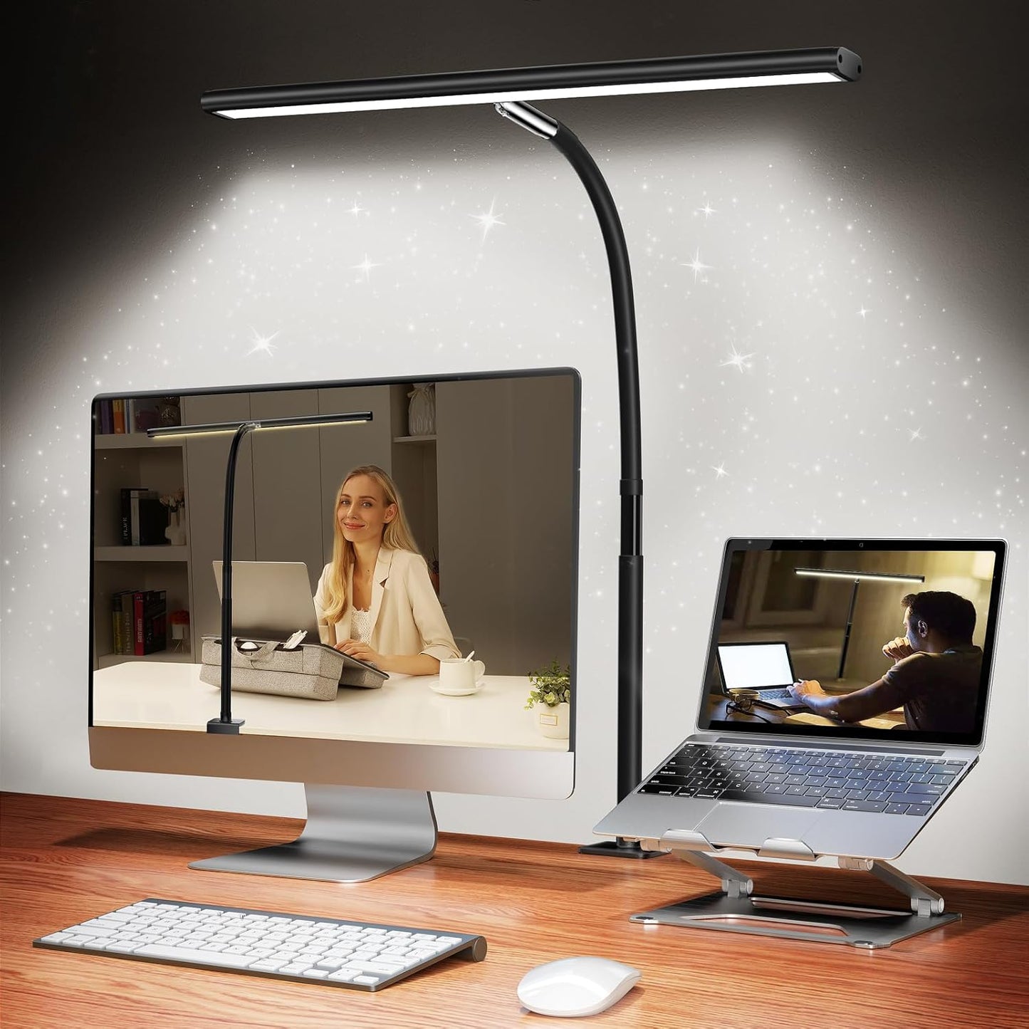 stepless dimming from 1% to 100% with 2700k-6500k adjustable color temperature
