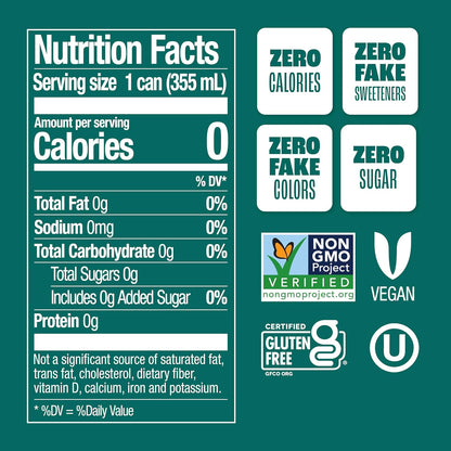 stevia leaf extract as the sole sweetener, with no sugar and no artificial sweeteners