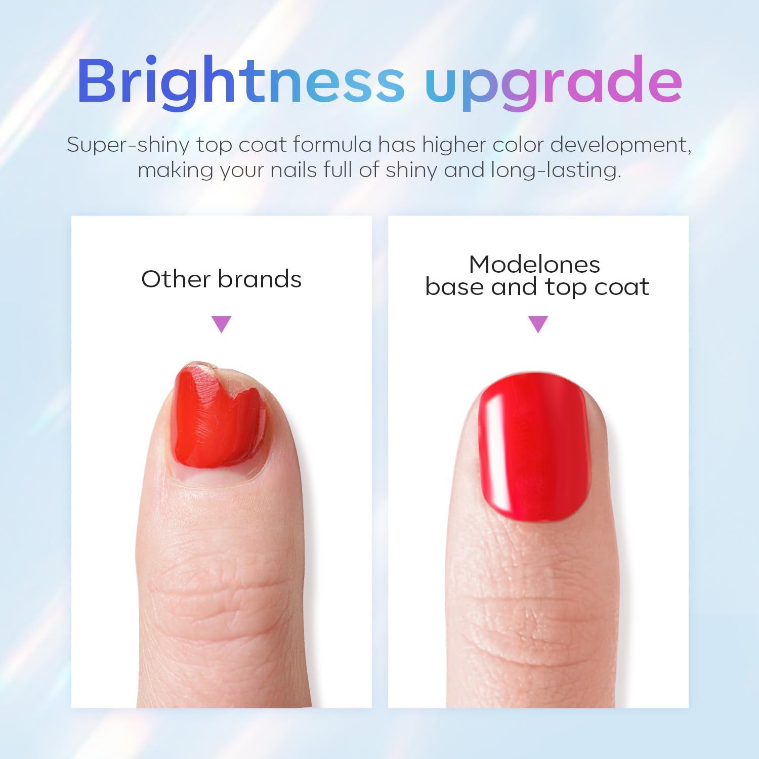 sticky-after-cure base coat engineered for stronger color gel adhesion