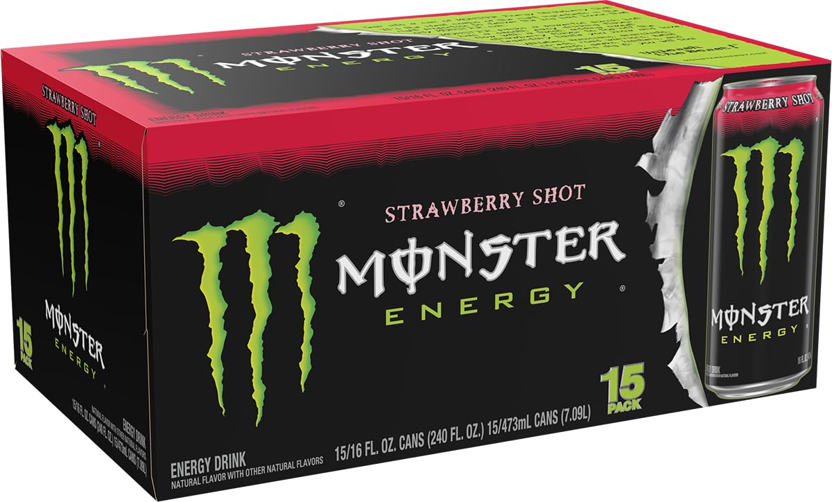 strawberry flavor variant on monster's classic energy base