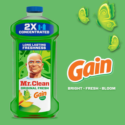 streak-free cleaning performance on glass and hard surfaces