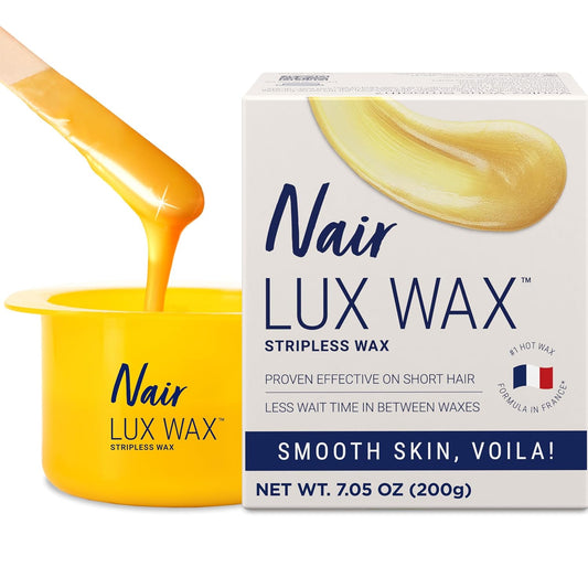 stripless hot wax formula — applies in thin layers and self-removes without cloth strips
