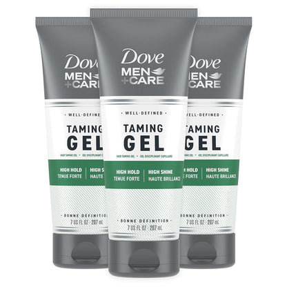strong-hold styling gel formula for controlled wet-look styles