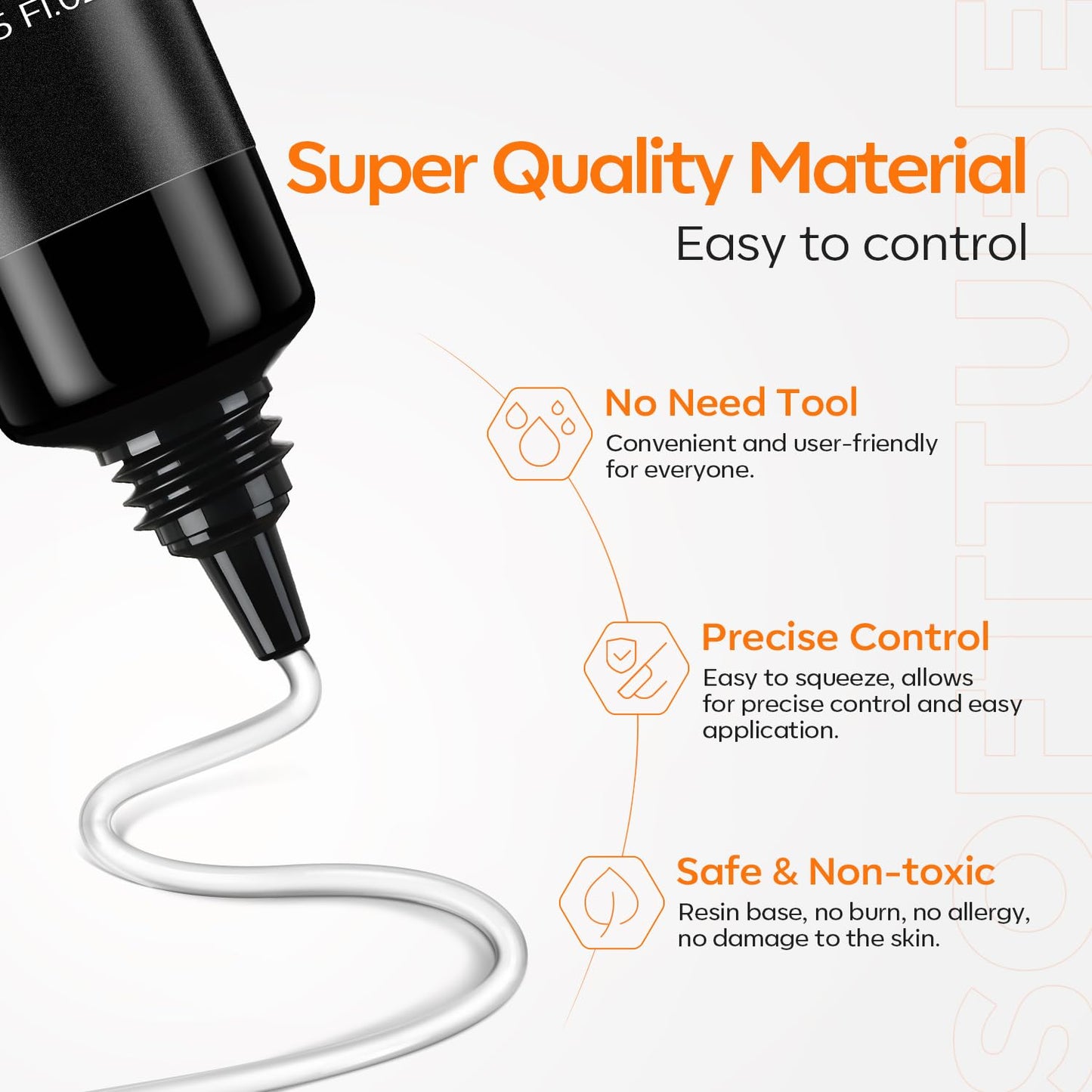 strong long-lasting adhesion (21+ days with proper use)