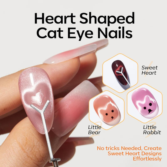 strong neodymium magnets that pull up cat eye shimmer effect in 15-30 seconds