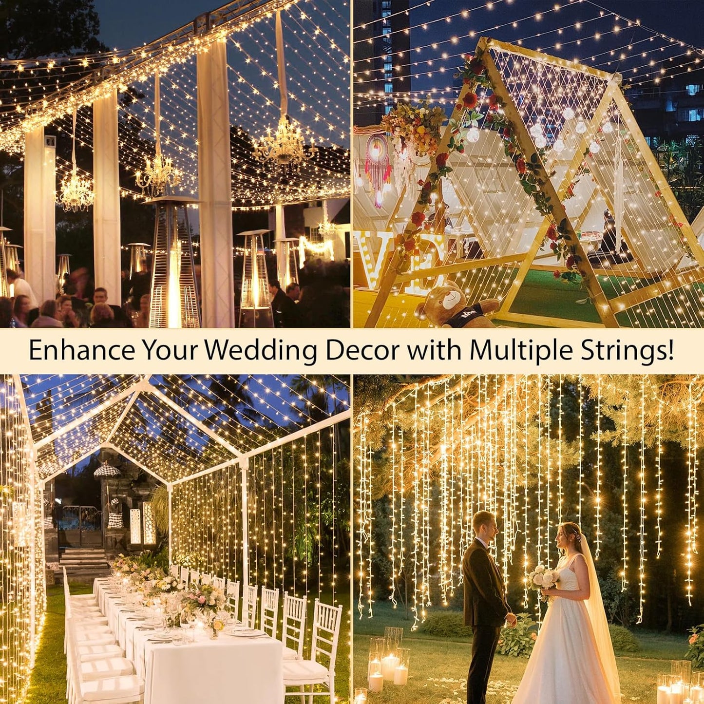 suddus Kids Room String Lights – Nursery and Playroom Decor with 6H Auto Timer, 33ft 100 LED Warm White