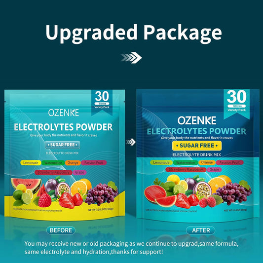 sugar-free, calorie-free electrolyte formula sweetened without sugar