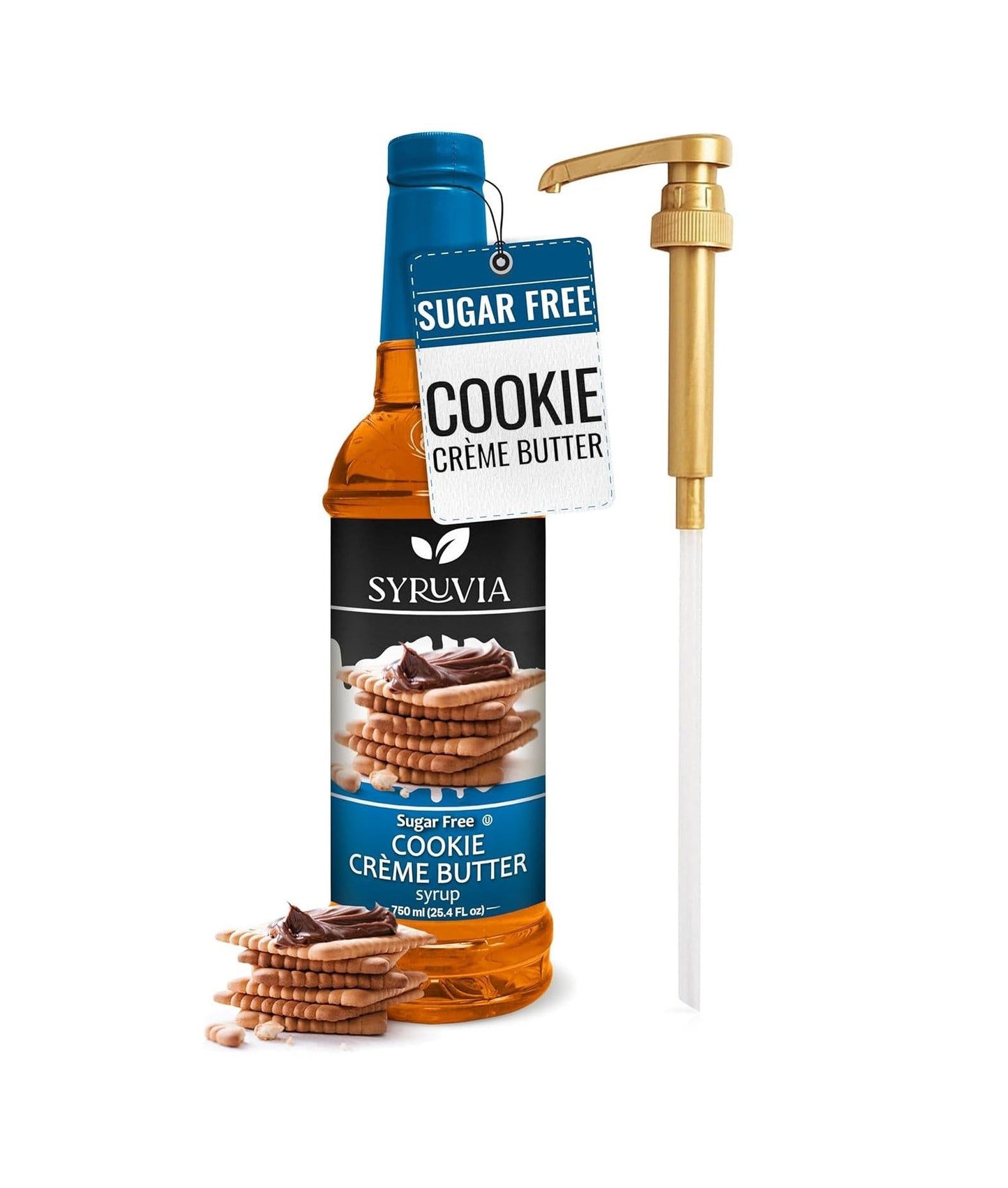 sugar-free formula sweetened with sucralose, containing 0 calories and 0 carbs per serving