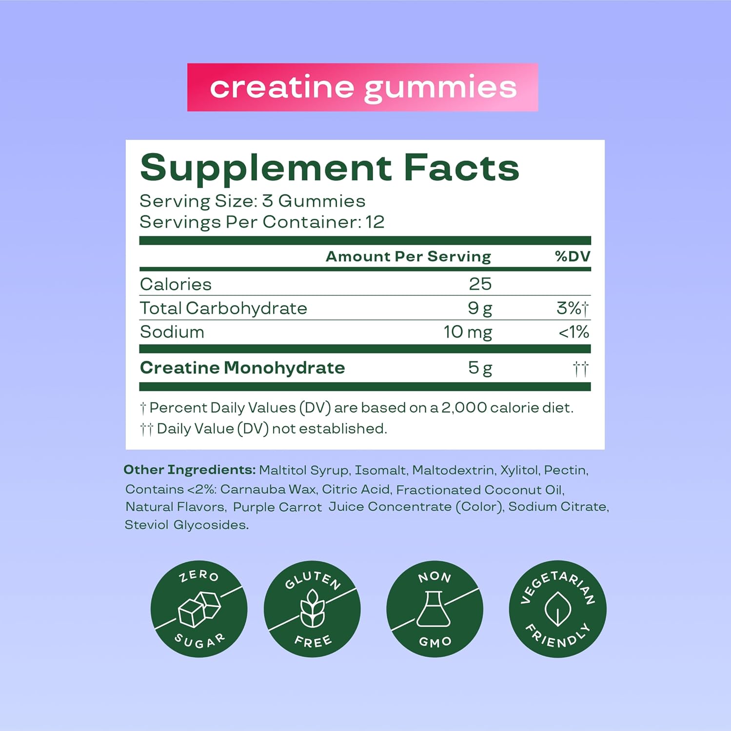 sugar-free gummy delivery in berry boost flavor