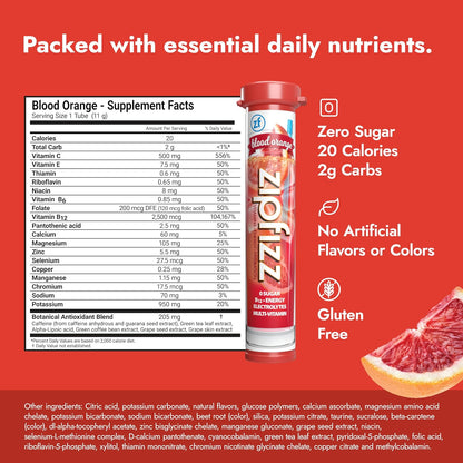 sugar-free, low-carb, low-calorie formulation with no artificial flavors, colors, or preservatives
