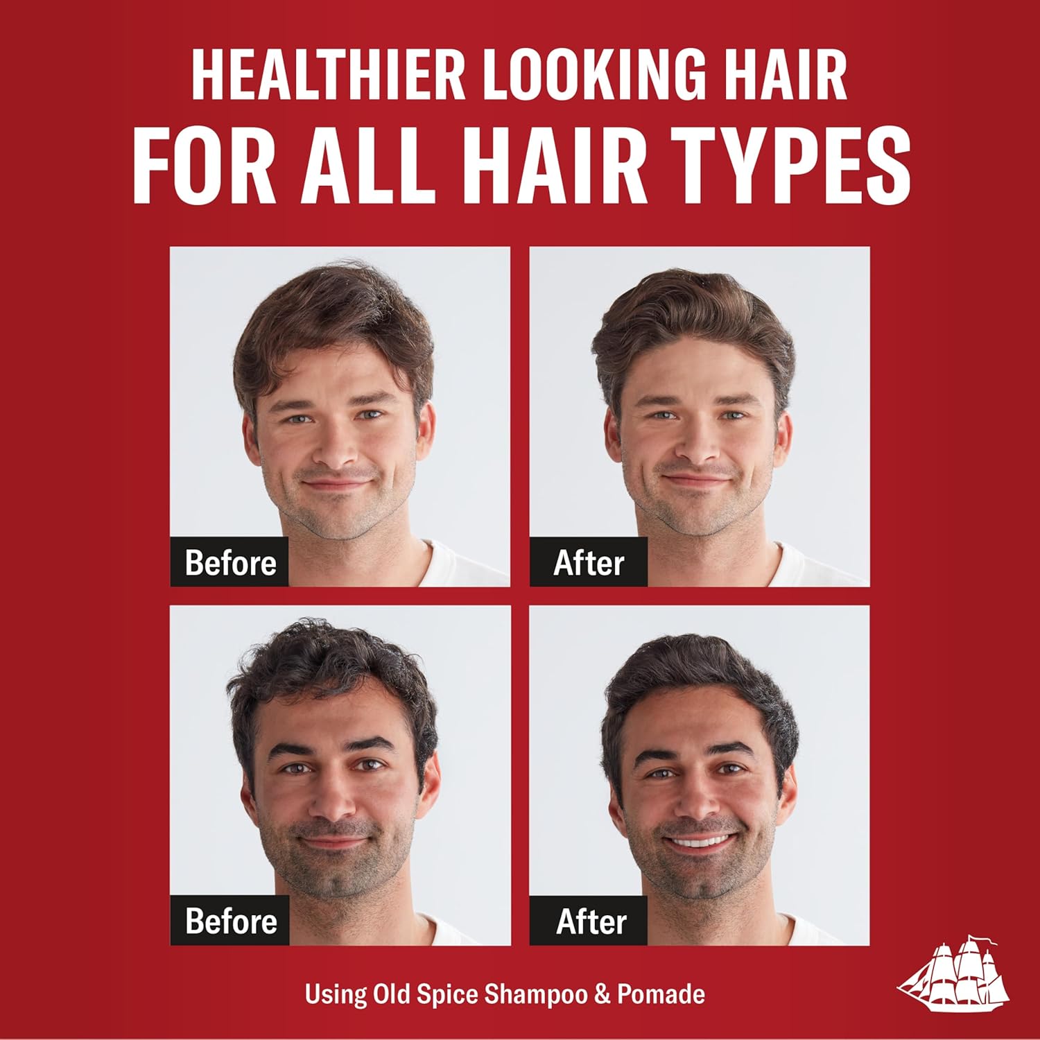suitable for all hair types, including men with short to medium hair