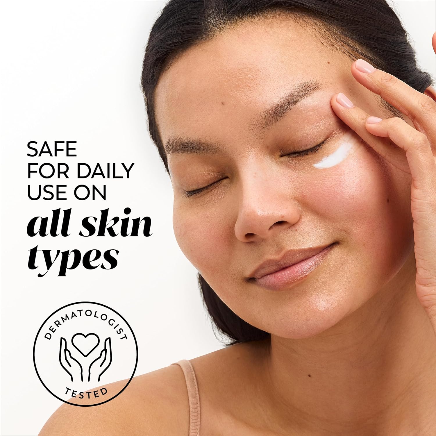 suitable for both am and pm skincare routines and layers under makeup