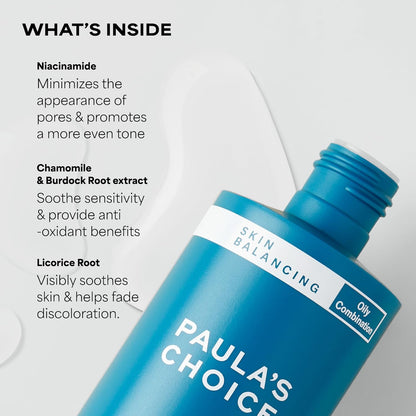 suitable for oily, combination, normal, and acne-prone skin types