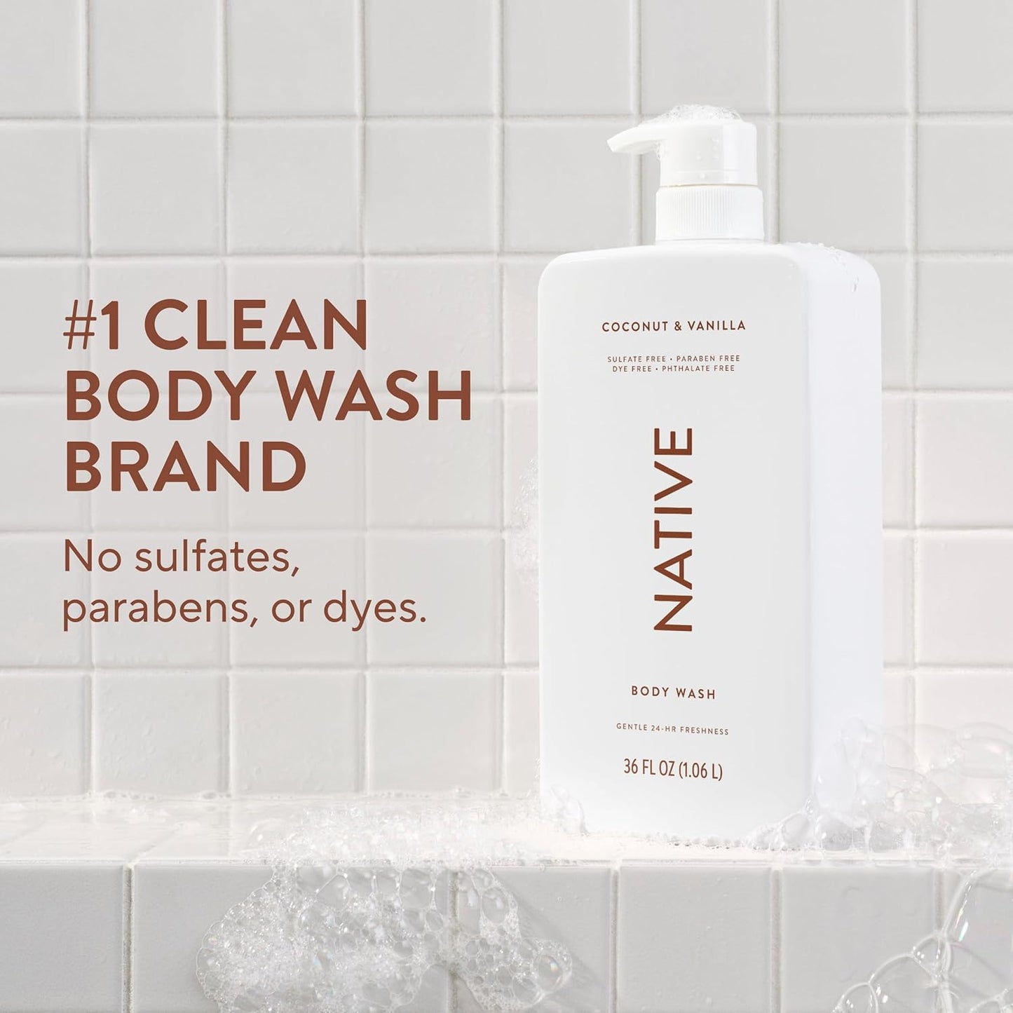 sulfate-, paraben-, phthalate-, and dye-free clean formula