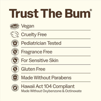 Sun Bum Baby Bum Botanical Mineral Roll-On SPF 50 - Skin-Nourishing Vegan Sunscreen for Healthy, Happy Little Ones