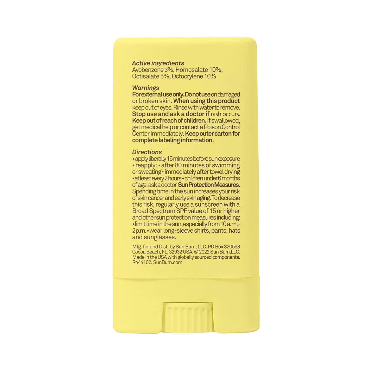 Sun Bum Kids SPF 50 Clear Face Stick – TSA Approved Travel Size Sunscreen for Carry-Ons, Diaper Bags, and Beach Totes