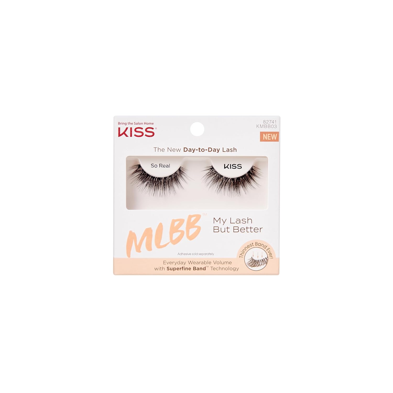 superfine band technology producing the thinnest, most invisible lash band available