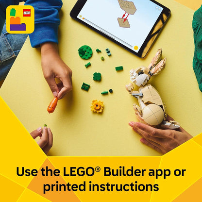 supports the lego builder app for guided, collaborative building