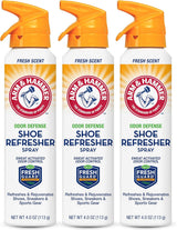 Arm & Hammer Shoe Refresher Spray – Nightly Footwear Deodorizer for Mindful Self-Care Routine, 4 oz Multi-Pack