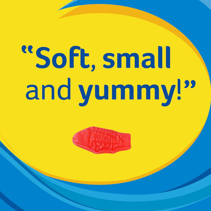 Swedish Fish Mini Chewy Candy – Easter Basket Stuffer and Halloween Trick-or-Treat Bags for Kids, 24 Count