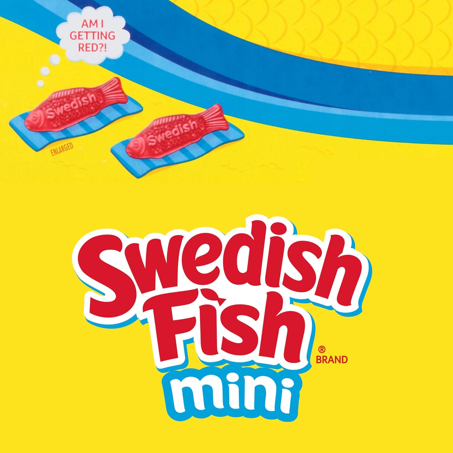 SWEDISH FISH Mini Gummy Candy - Kids Lunchbox Snack Packs for School and After-School Treats, 140 Individually Wrapped Bags