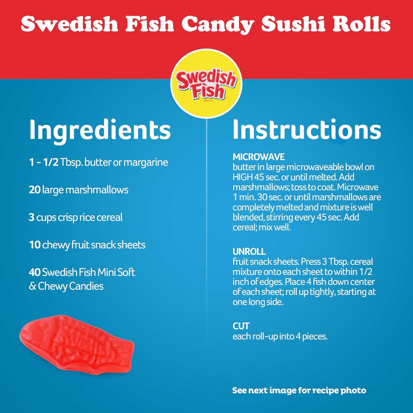 SWEDISH FISH Mini Gummy Candy - Kids Lunchbox Snack Packs for School and After-School Treats, 140 Individually Wrapped Bags