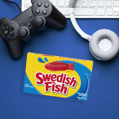 SWEDISH FISH Soft & Chewy Candy Care Package for Adult Child After Surgery, 12 Pack 3.1 oz Boxes