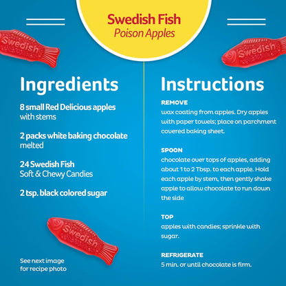SWEDISH FISH Soft & Chewy Candy Care Package for Adult Child After Surgery, 12 Pack 3.1 oz Boxes