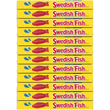 SWEDISH FISH Soft & Chewy Candy Care Package for Adult Child After Surgery, 12 Pack 3.1 oz Boxes