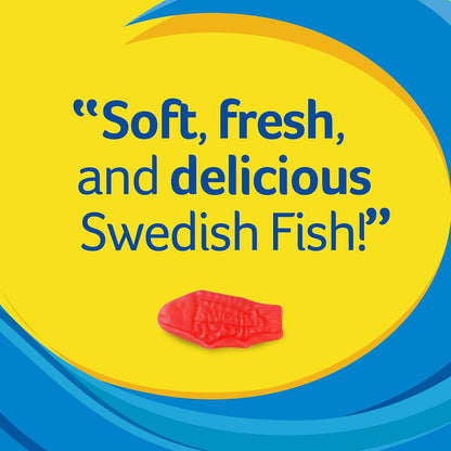 SWEDISH FISH Soft & Chewy Candy Nostalgic Birthday Gift for Her, 12 Pack 3.1 oz Boxes