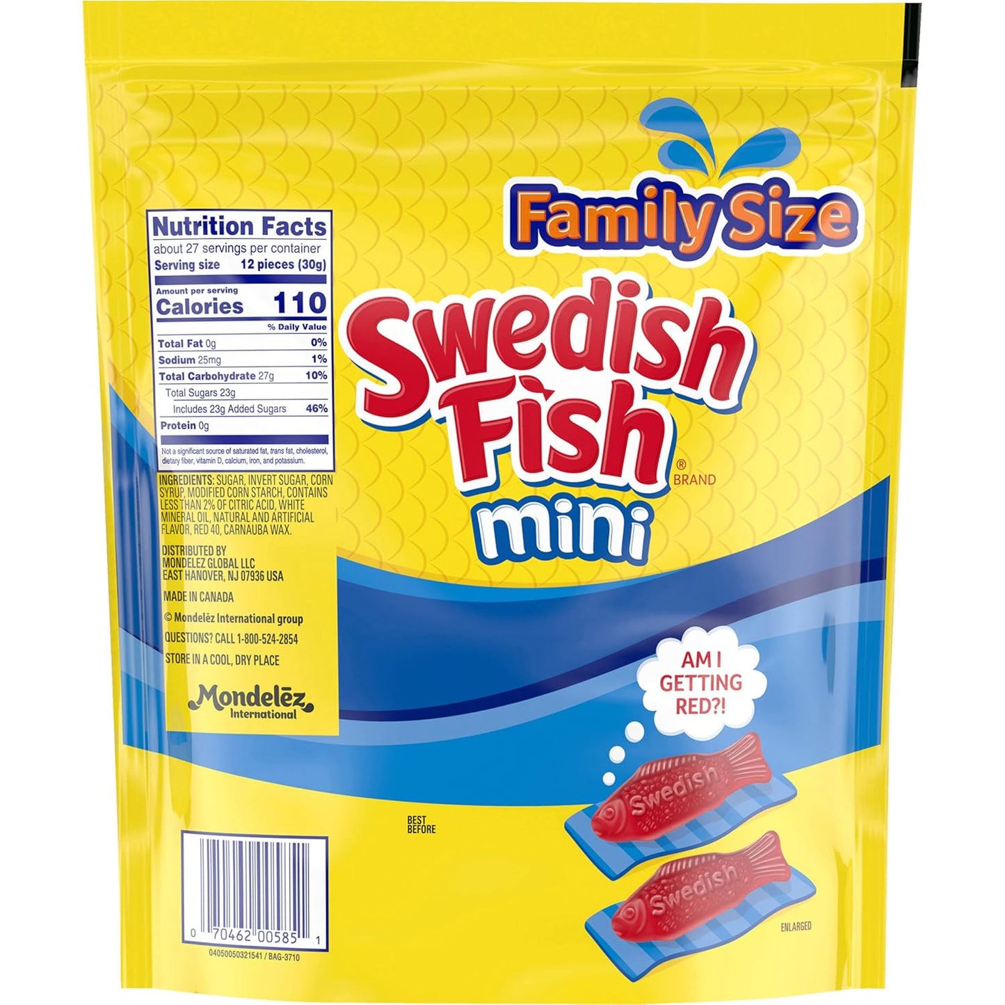 SWEDISH FISH Soft & Chewy Candy Nostalgic Birthday Gift for Her, 12 Pack 3.1 oz Boxes