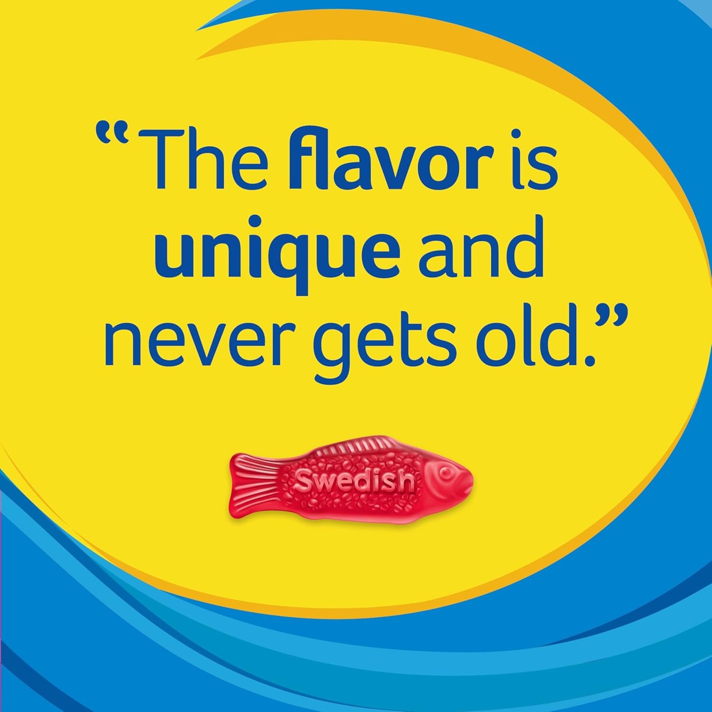 Swedish Fish Soft & Chewy Gummy Candy, Bulk Candy 5 lb Bag for Birthday Party Favors and Kids' Snack Stations