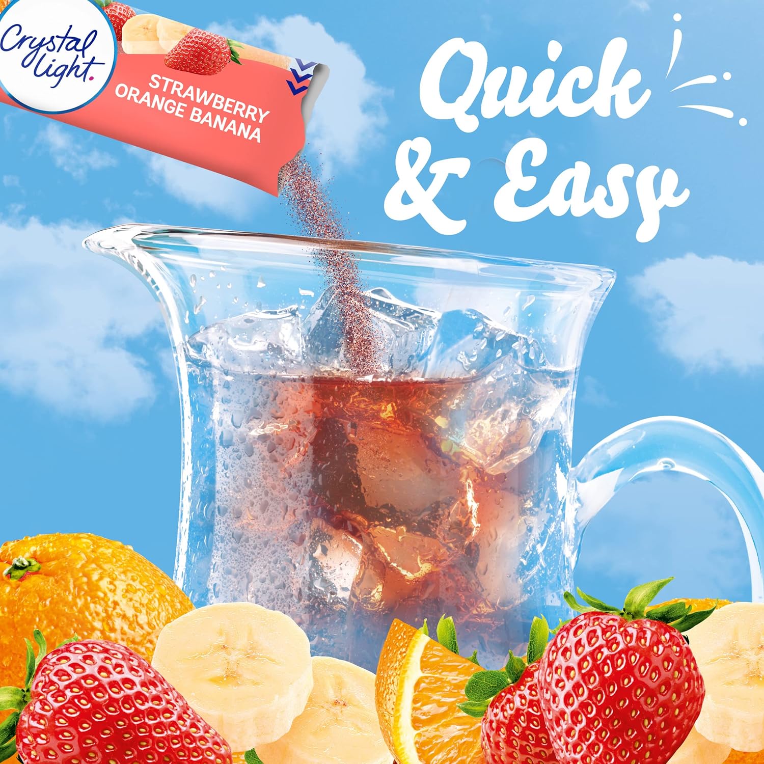 sweetened with aspartame and acesulfame potassium for calorie reduction