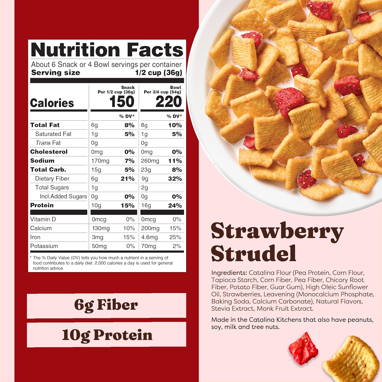 sweetened with stevia extract and monk fruit extract instead of added sugar