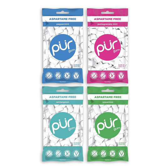 sweetened with xylitol, a natural sugar alcohol derived from european corn fiber