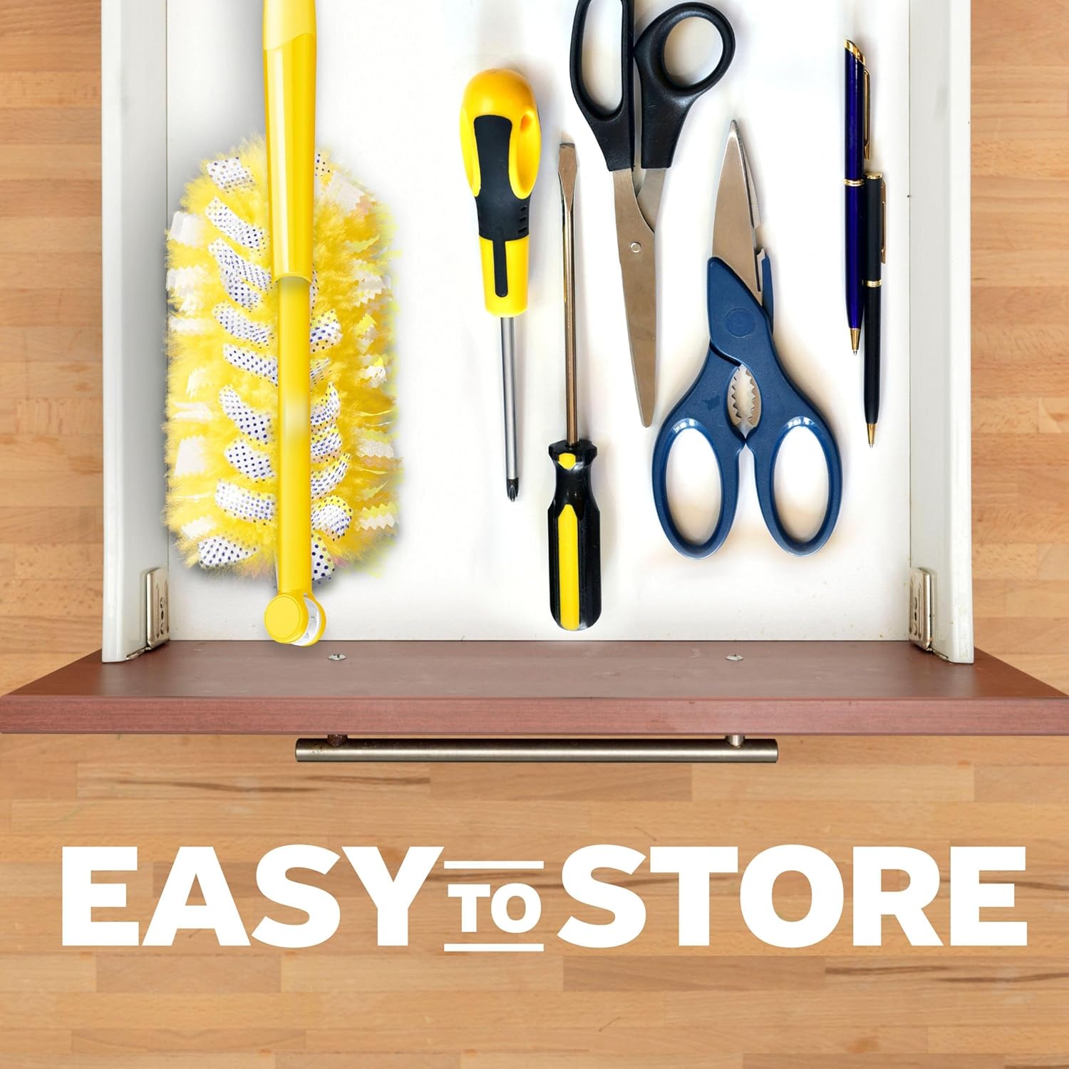 Swiffer Duster Kit with 3 ft Extendable Handle for Studio Apartment, Compact Starter Kit for Small-Space Living