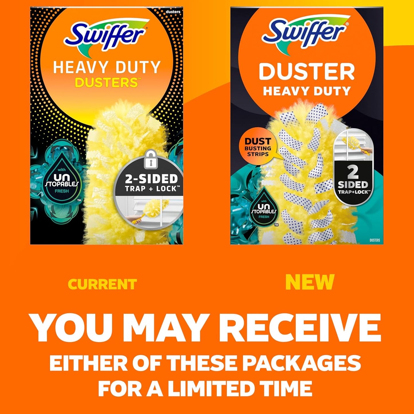 Swiffer Heavy Duty Duster Refills Unstopables Fresh Scent 11 Count for Clutter-Free Studio Apartment Living