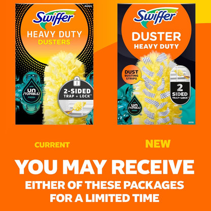 Swiffer Heavy Duty Duster Refills Unstopables Fresh Scent 11 Count for Clutter-Free Studio Apartment Living