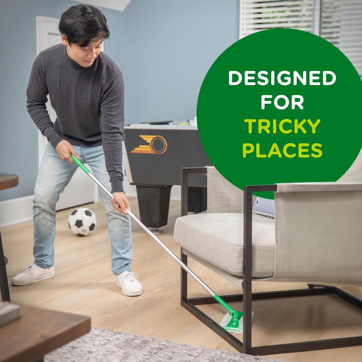 Swiffer Sweeper 2-in-1 Mop — Quick Floor Refresh for Home Office Spaces, Fast Sweep and Mop Between Work Sessions
