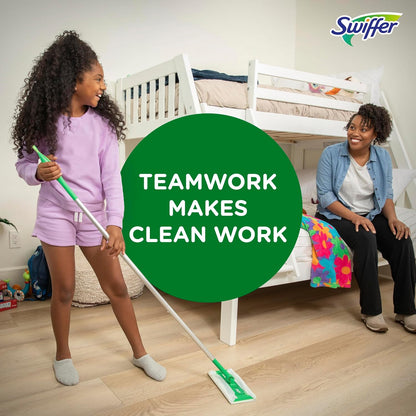 Swiffer Sweeper Dry Sweeping Cloths – Lavender Finish for Cozy Living Room Aesthetic, Tile and Hardwood, 52ct