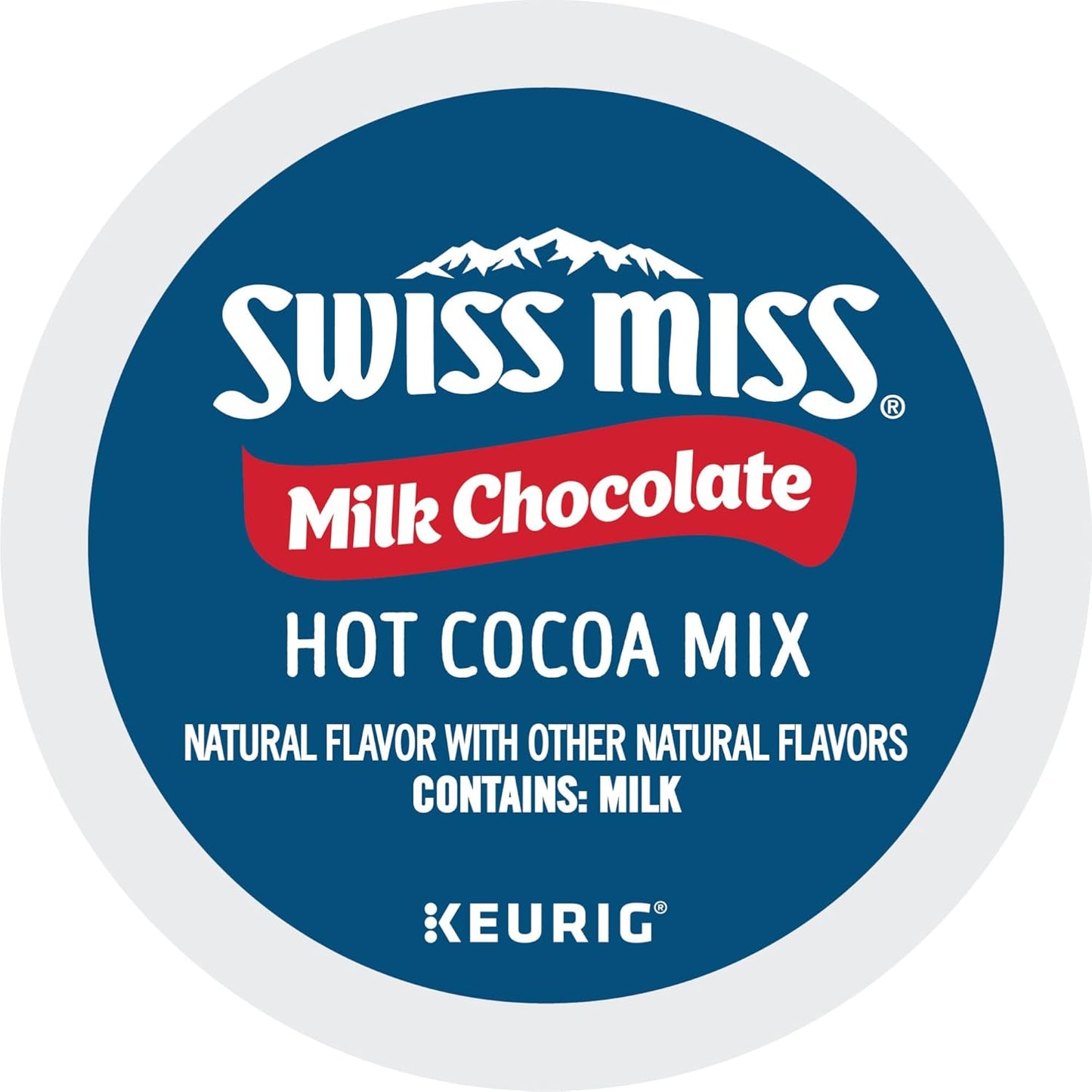 Swiss Miss Hot Cocoa K-Cup Pods – Cozy Stocking Stuffer and Holiday Gift for Her, Milk Chocolate 44 Count