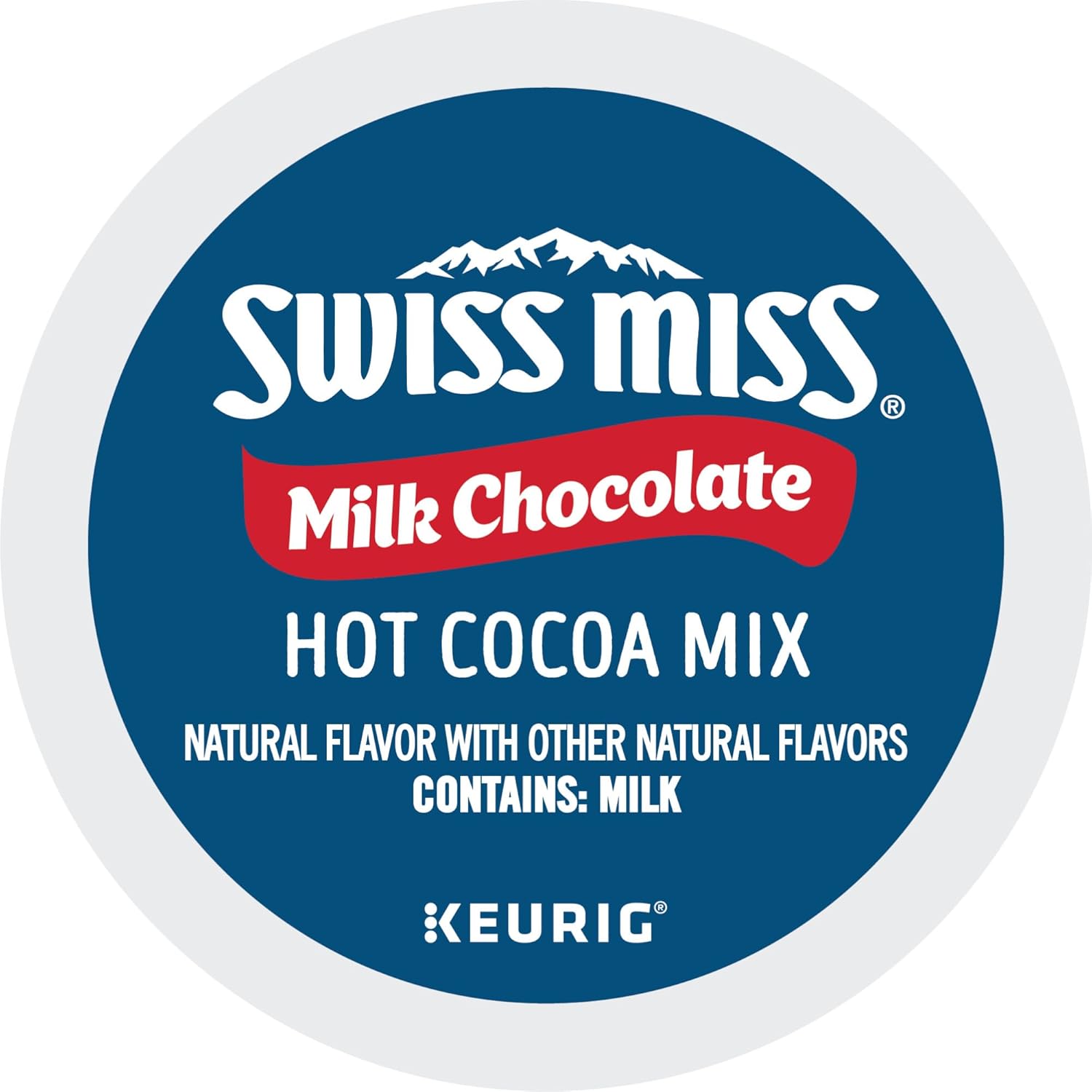 Swiss Miss Hot Cocoa K-Cup Pods – Cozy Stocking Stuffer and Holiday Gift for Her, Milk Chocolate 44 Count