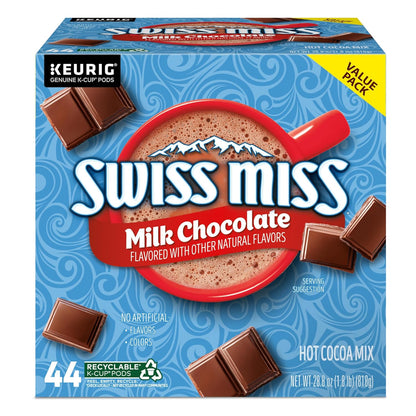 Swiss Miss Milk Chocolate Hot Cocoa K-Cups – Calming Bedtime Wind-Down Ritual for Self-Care Nights