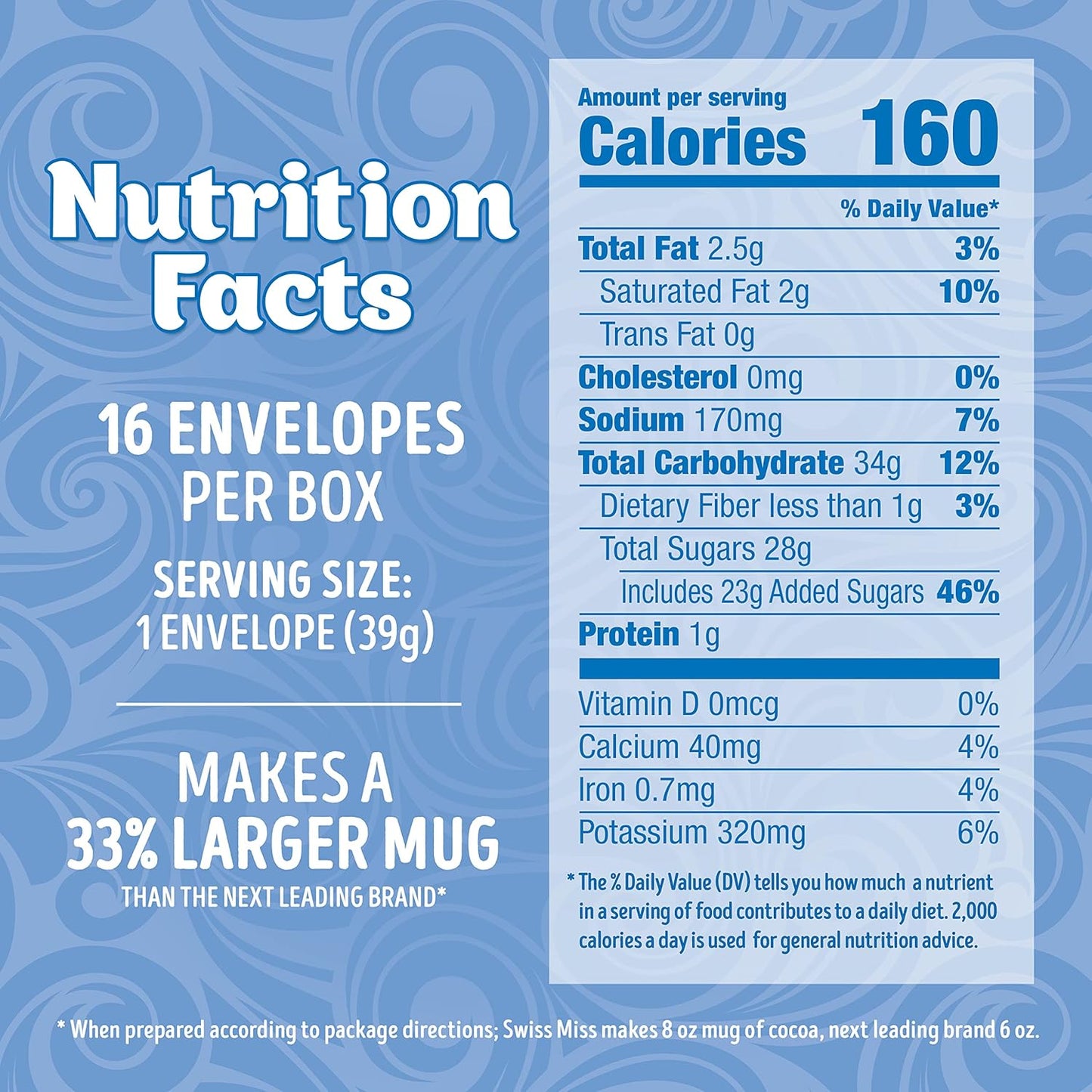 Swiss Miss Milk Chocolate Hot Cocoa Mix – Portable Single-Serve Packets for Camping Trips and Cabin Getaways