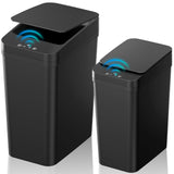 KOEYLE 2.2 Gallon Touchless Trash Bin – Effortless Disposal for Study Nooks and Cubicles