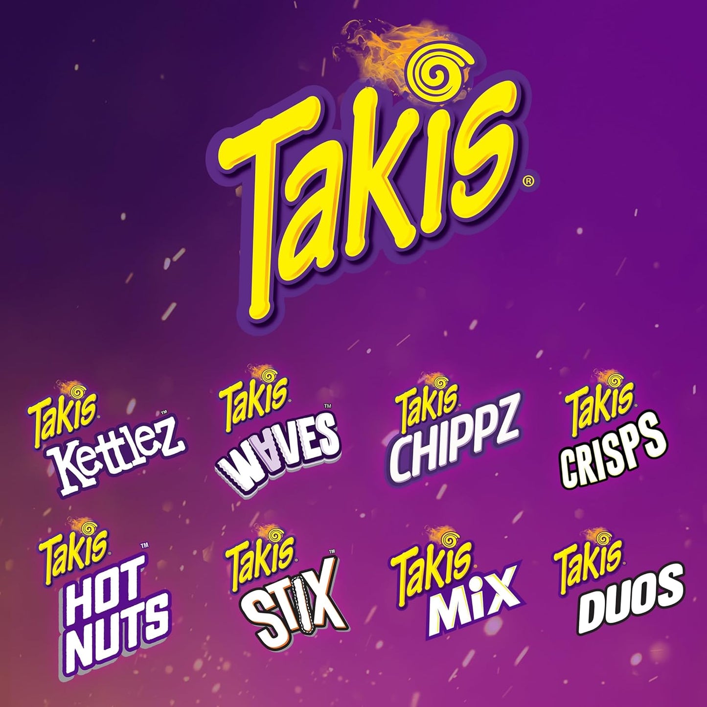 Takis Mini Bite Size Variety Pack – Back-to-School Lunchbox Snacks for Kids, 25 Individually Wrapped Pouches