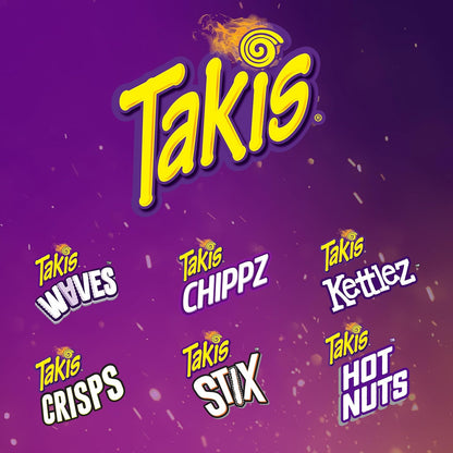 Takis Mini Rolled Tortilla Chips – Conference Room and Reception Desk Snack, Pre-Portioned Spicy Variety Pack