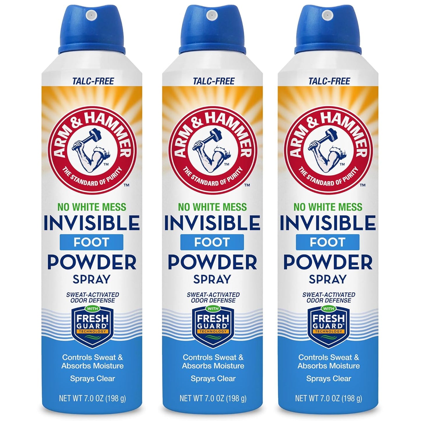talc-free invisible clear spray that goes on without white residue