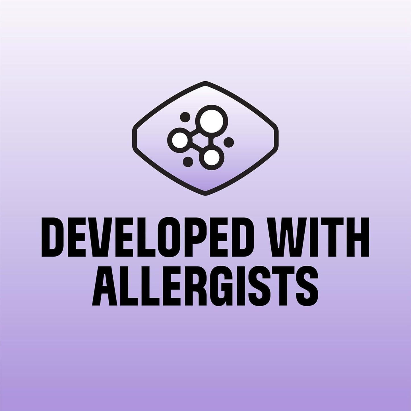targeted neutralization of pet dander, dust mite matter, and pollen (non-living)